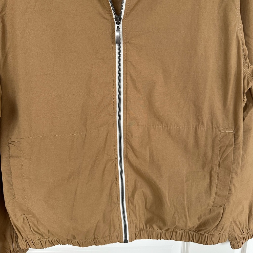 Denim & Flower Ricky Singh Tan Cotton Zip Up Outerwear Jacket - L - Picture 3 of 11